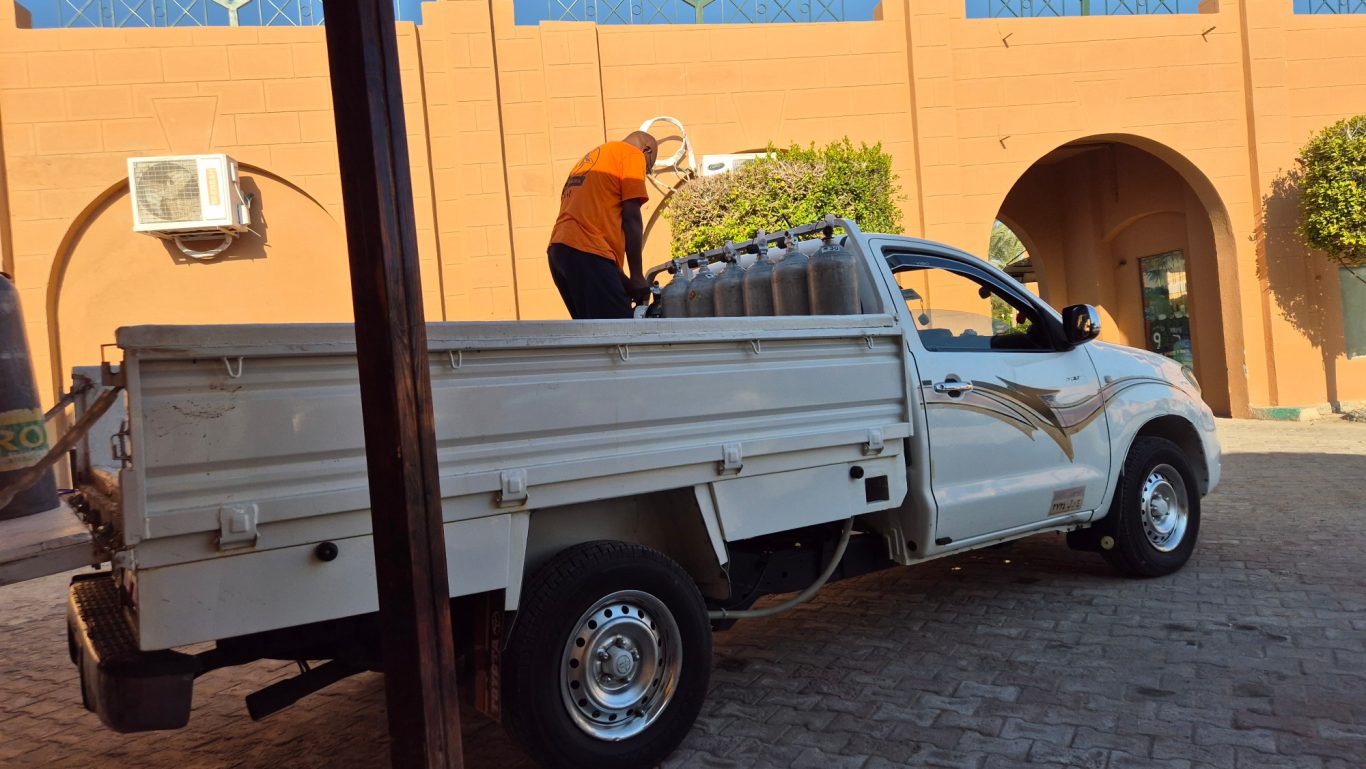 Transport der Flaschen